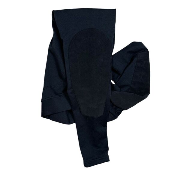 Kerrits Women’s Black Suede Patch Inner Thigh Patch Equestrian Riding Legging - Picture 2 of 6